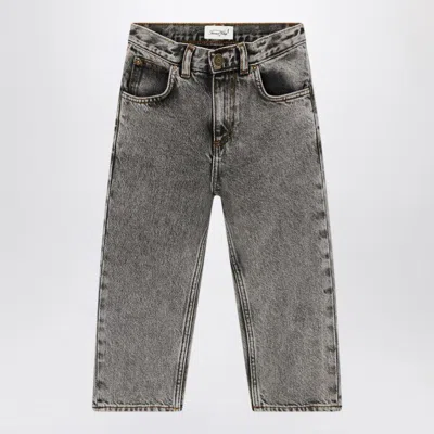 American Vintage Faded Gray Regular Jeans In Grey