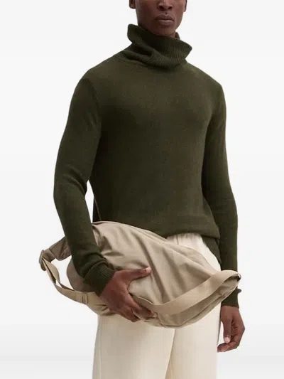 American Vintage Falyday Turtleneck Sweater In Green