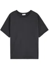 American Vintage Fizvalley Cotton T-shirt In Grey