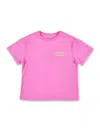 American Vintage Fizvalley Hot Pink Kids T-shirt In Pink