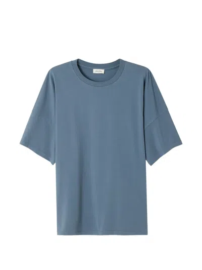 American Vintage Fizvalley Round-neck T-shirt In Blue