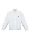American Vintage Fleece Zip-up Jacket In Gray