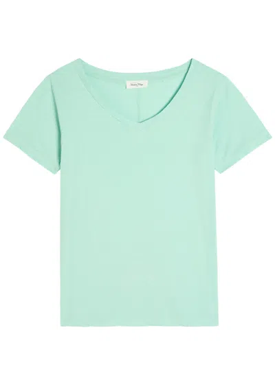 American Vintage Gamipy Cotton T-shirt In Green