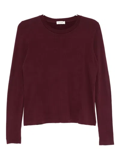 American Vintage Gamipy Long-sleeves Top In Purple