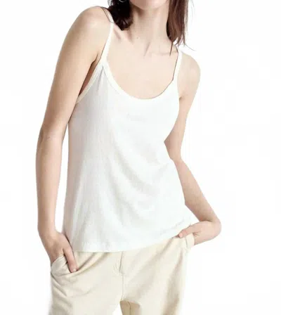 American Vintage Gamipy Tank In White In Neutral
