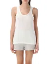 American Vintage Massachussets Tank Top In White