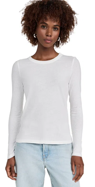 American Vintage Gamipy Long Sleeve Tee In White