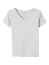 American Vintage Gamipy V-neck T-shirt In Gray