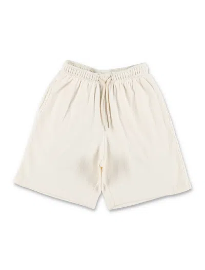 American Vintage Girls Cotton Drawstring Shorts In Neutral