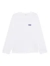 American Vintage Gixy Long-sleeve T-shirt In White