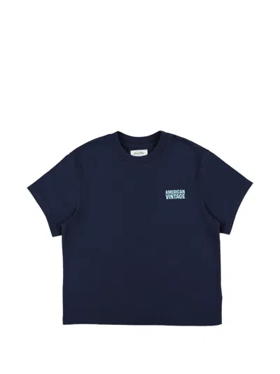 American Vintage Kids' Gixy T-shirt In Blue