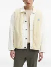 American Vintage Hoktown Buttoned Gilet In Neutral