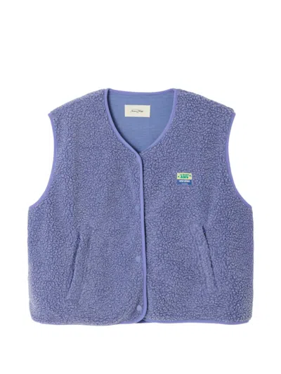 American Vintage Hoktown Gilet In Purple