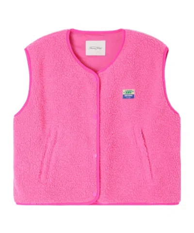American Vintage Sleeveless Vest In Pink