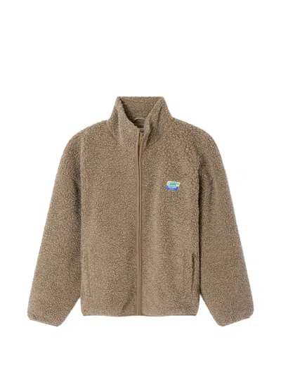 American Vintage Hoktown Zip-fastening Jacket In Brown