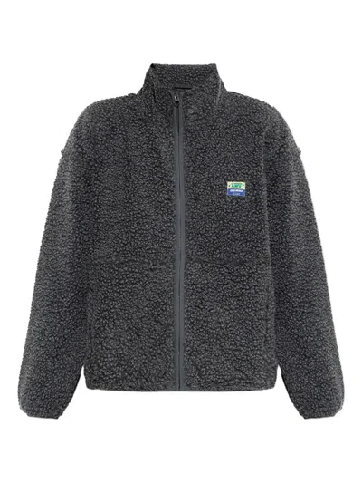 American Vintage Hoktown Zip-up Jacket In Gray