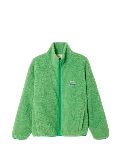 American Vintage Hoktown Zip-up Jacket In Green