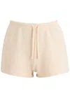 American Vintage Itonay Cotton-blend Shorts In Cream