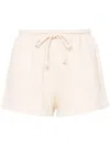 American Vintage Bobypark Shorts In Ecru In Neutrals