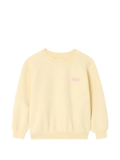 American Vintage Kids' Izubird Crew-neck Sweatshirt In Pink