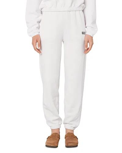 American Vintage Izubird Jogger Pants In Colombe Vintage