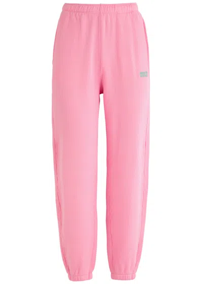 American Vintage Izubird Stretch-cotton Sweatpants In Pink