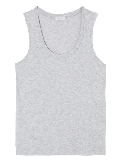 American Vintage Jacksonville Scoop-neck Tank Top In Gray