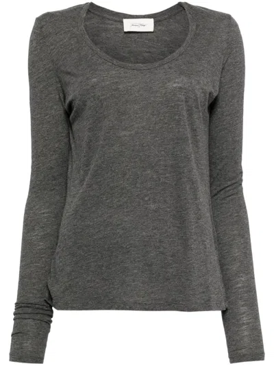 American Vintage Jacksonville T-shirt In Grey