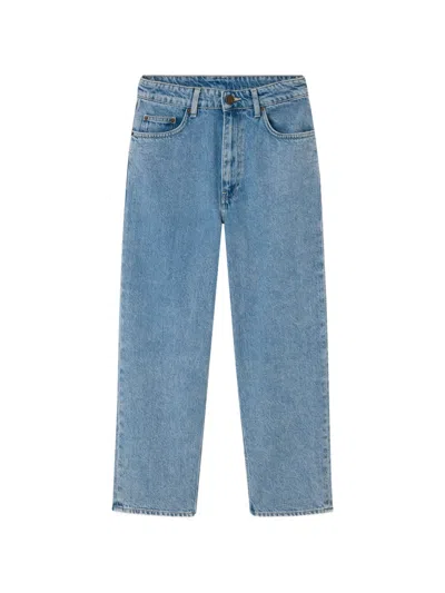 American Vintage Joybird Cropped Jeans In Blue