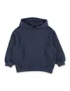 American Vintage Kids Atubay Blue Hoodie Sweatshirt In Blue
