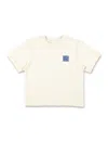 American Vintage Kids Ykobow Cotton T-shirt With Printed Logo In Neutral