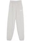 American Vintage Elastic Waistband Jogging Trousers In Grey