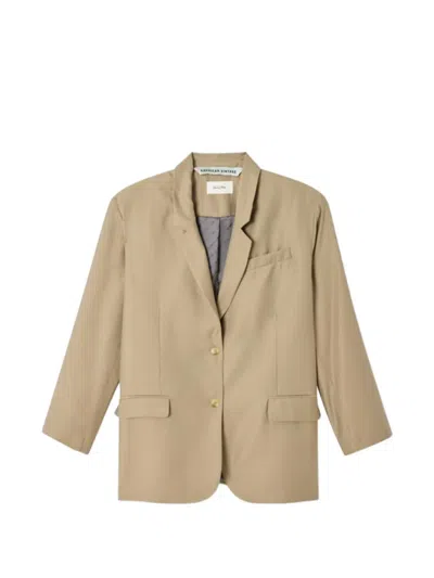 American Vintage Lanow Single-breasted Blazer In Brown