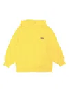 American Vintage Logo-detail Hoodie In Yellow
