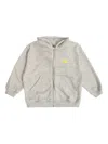 American Vintage Logo Hoodie In Grey