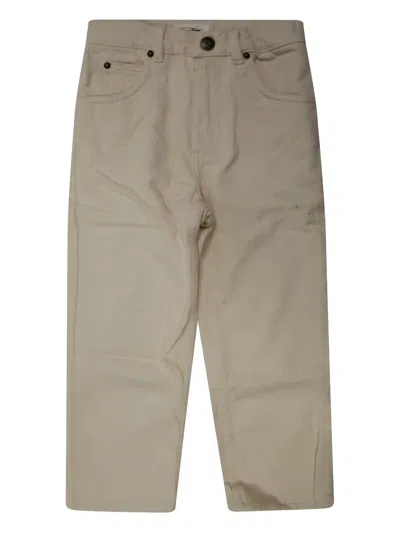 American Vintage Logo-patch Trousers In Neutral