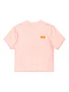 American Vintage Logo-print Cotton T-shirt In Blue