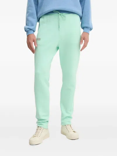 American Vintage Logo-print Side-pocket Track Pants In Green