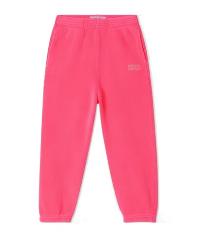 American Vintage Kids' Logo-print Track Pants In Red