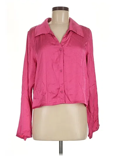 Pre-owned American Vintage Long Sleeve Blouse In Pink