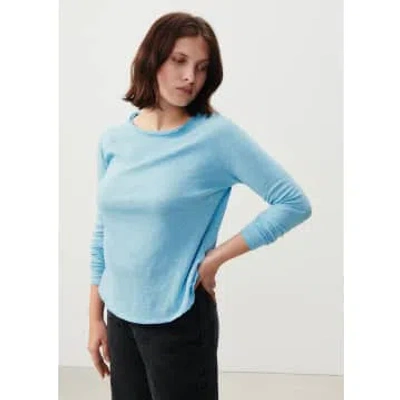 American Vintage Long-sleeve Sonoma Boat Neck T-shirt In Blue