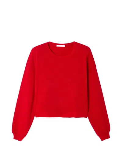 American Vintage Long-sleeve T-shirt In Red