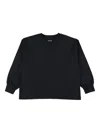 American Vintage Kids Fizvalley Long Sleeves T-shirt In Black