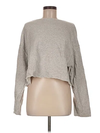 Pre-owned American Vintage Long Sleeve Top Gray Turtleneck Tops