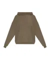 American Vintage Long-sleeved Hooded Sweatshirt In Brown