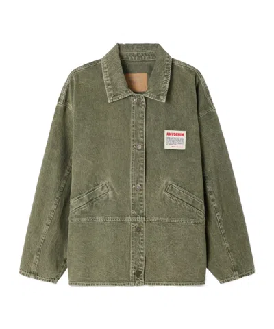 American Vintage Long-sleeve Denim Jacket In Multi