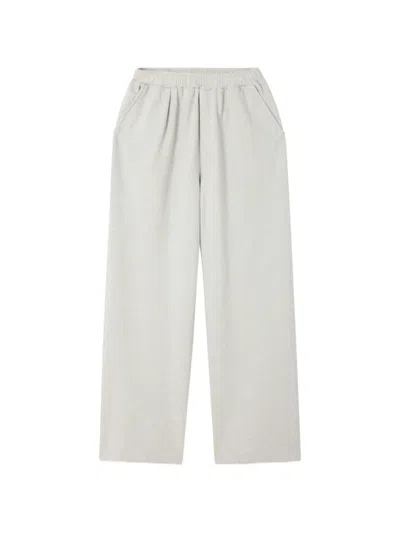 American Vintage Loose-fitting Track Pants In White