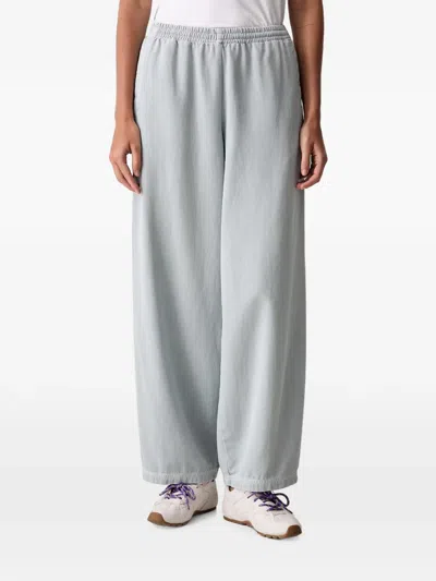 American Vintage Lycaz Elasticated Track Pants In Gray