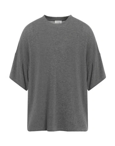 American Vintage Man Sweater Grey Size M Viscose, Wool, Elastane