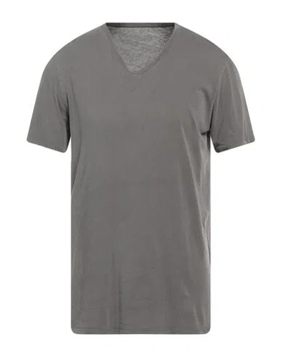 American Vintage Man T-shirt Grey Size S Cotton